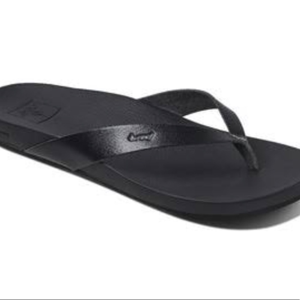 Reef Women's Cushion Bounce Court Flip Flop Sandals - Black